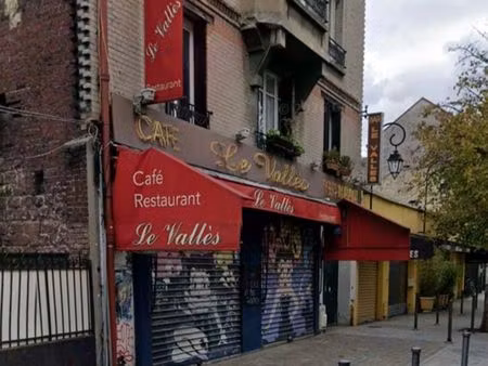 restaurant avec appartements à saint ouen 93400