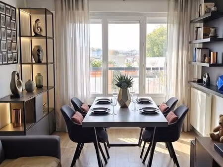 superbe 3 pièces 60m² - alfortville - vue seine