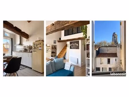 appartement t2 – centre historique saintes