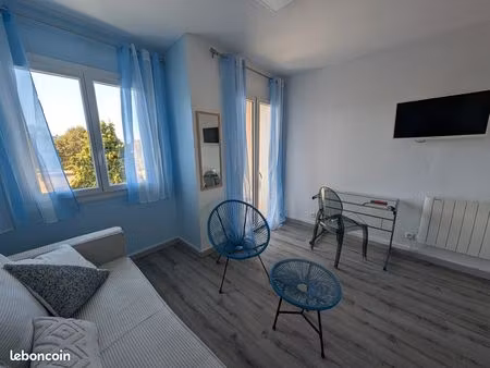 appartement t1 bis climatisé traversant et lumineux