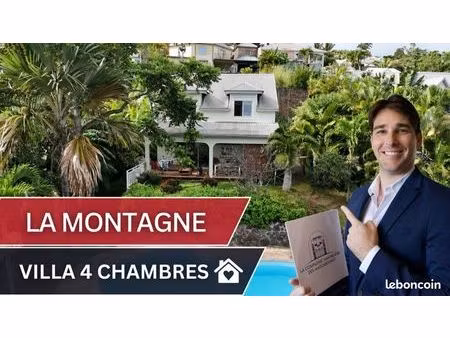 la montagne - 4 chambres - vue mer - piscine