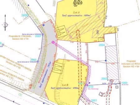 terrain constructible viabilisé à ploumagoar