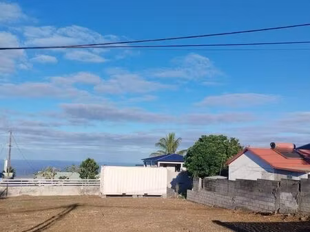 ? ligne des bambous (97432) [rare & exceptionnel] terrain plat de 1293m2. divisible en 2  