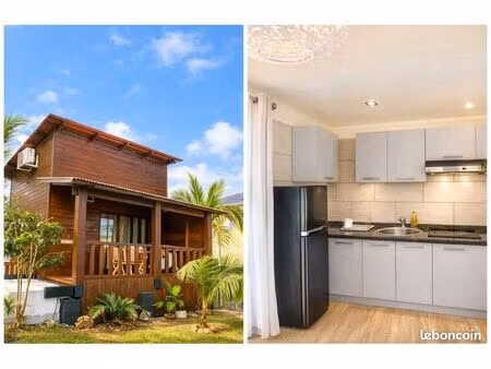loue bungalow f2 mont vert les bas