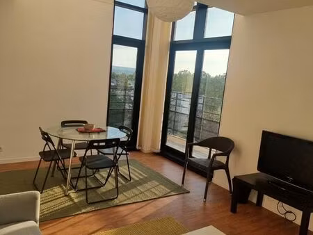 5p duplex meublé - 4 chambres - en face essec -quartier grand centre