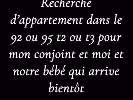 recherche location appartement 2 ou 3 pièces – 92/95