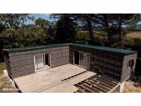 chalet kit 80m² + terrasse 60m²