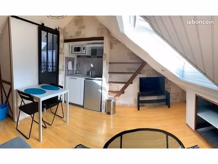 appartement dans un village au calme avec jardin proche cdg