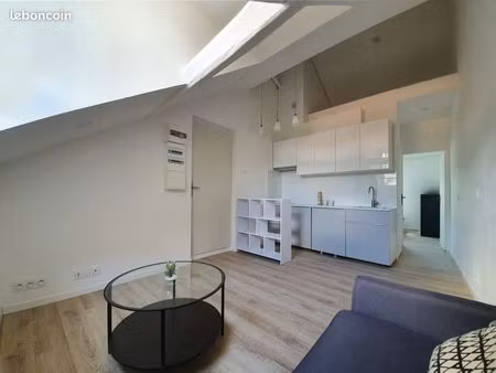 2 pièces - 23 m² - équipé – rénové en 2019