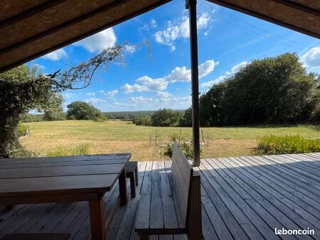 maison bois vue magnifique