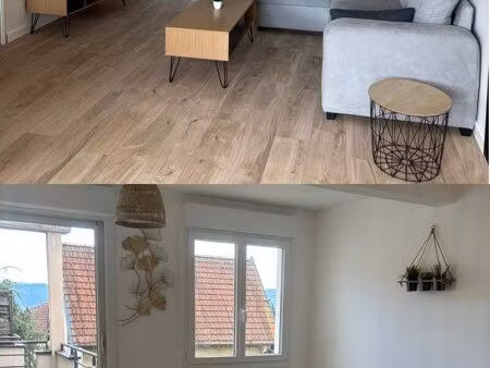 t2 meublé 54 m² avec terrasse  parking et cave (rue eugène savoye - besançon)