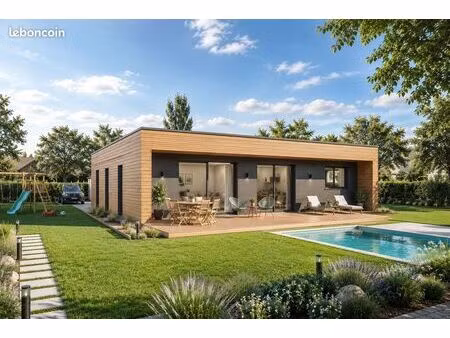 maison contemporaine neuve booa 104 m² + terrain de 520 m²
