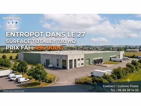 bureaux 730 m² saint-pierre-des-fleurs