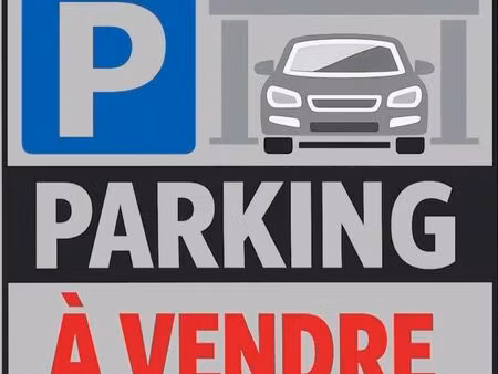 a vendre place de parking
