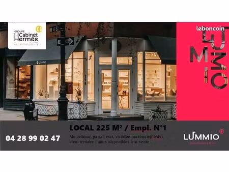 local commercial 225 m²