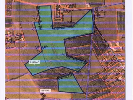 a louer 17 ha irrigables à roumaniere