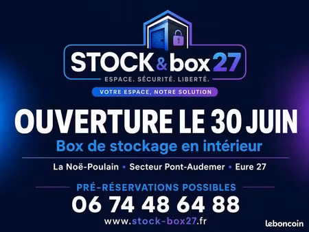 box de stockage en intérieur - pont-audemer / eure 27