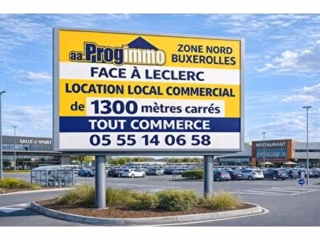 location commerce limoges 87280 1300m²