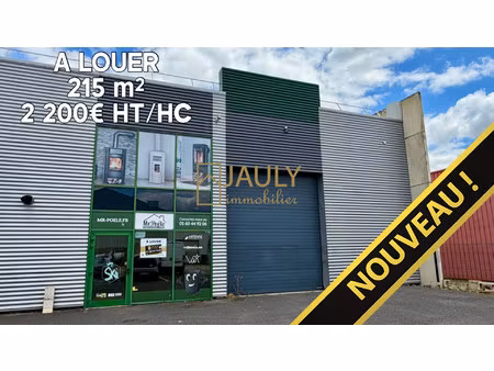 local d'activité 215 m² zi nord