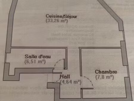 appartement t 2 plats