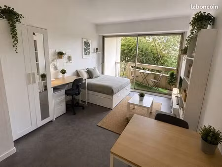 particulier loue t1 meublé lumineux 23 m2