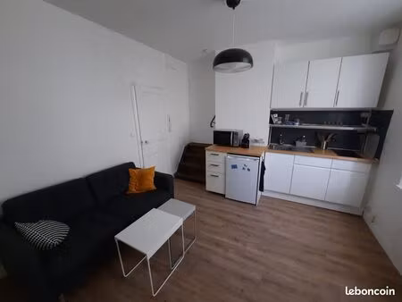 location appartement meublé avec jardin - tours centre - quartier prébendes - 2 pièces - 3