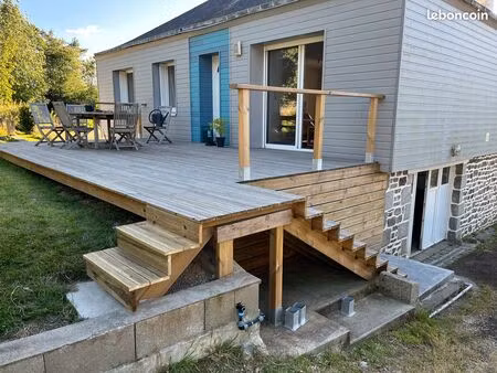 maison 3 chambres sur sous-sol et grand terrain