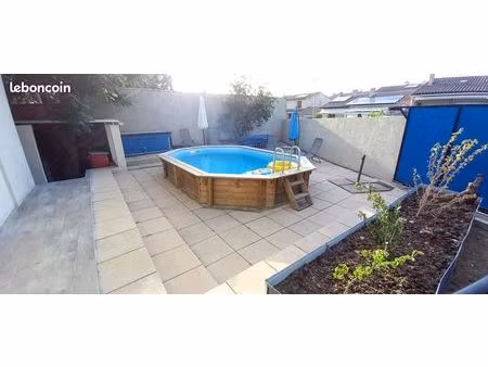 maison 4 chambres avec jardin à 15 minutes en train de nîmes et montpellier