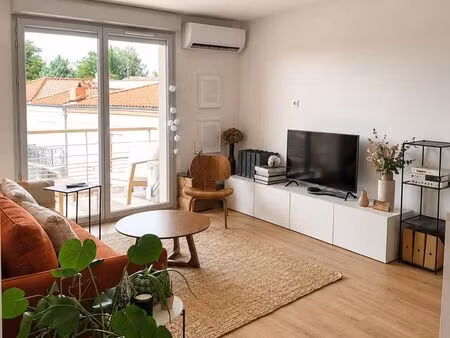 t3 entièrement rénové – canal du midi – terrasse – parking en sous-sol