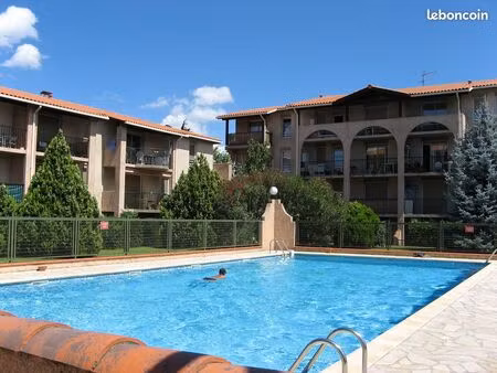 t1 avec piscine sur tolouse purpan+parking