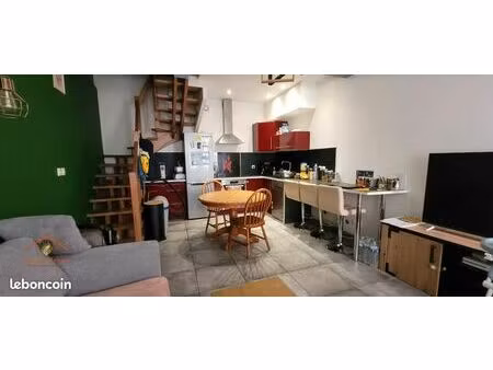maison t3 meublee centre auterive