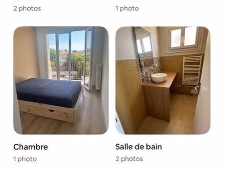 lumineux t2 refait à neuf  2 balcons  parking et cave sécurisé proche centre