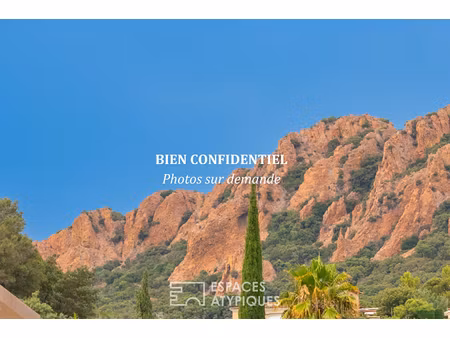 duplex avec vue sur l'estérel à 100 m de la plage