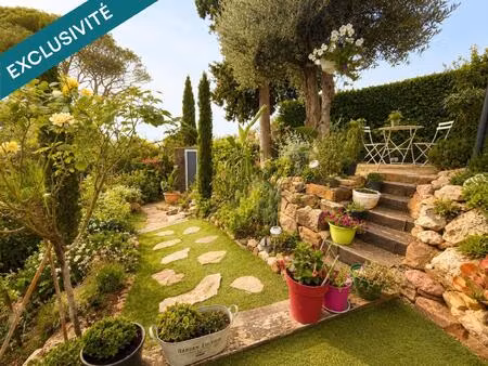 fréjus – appartement 2 pièces avec terrasse et jardin