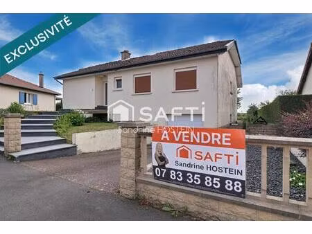 maison individuelle plain- pied avec sous-sol complet de 135m2 hab