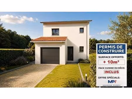 terrain avec maison neuve à vendre