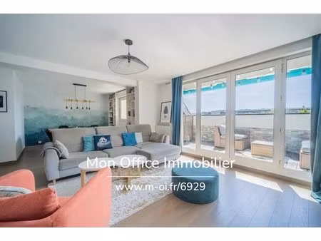 référence : 6929-tca - appartement duplex 4 pièces - balcon - cave - garage - climatisatio