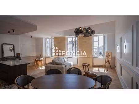 à vendre appartement 4 pièces 100 m² au coeur des chartrons - bordeaux 33000