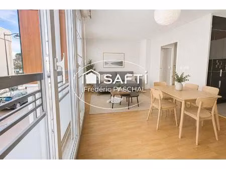 appartement 2 pièces  51m² - cave + parking