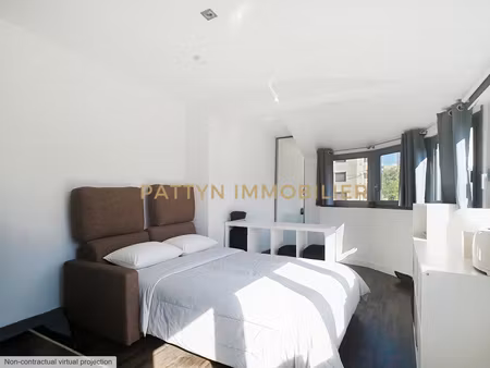 caluire-et-cuire – quartier margnolles – studio de 20 m² avec parking – vendu loué – idéal