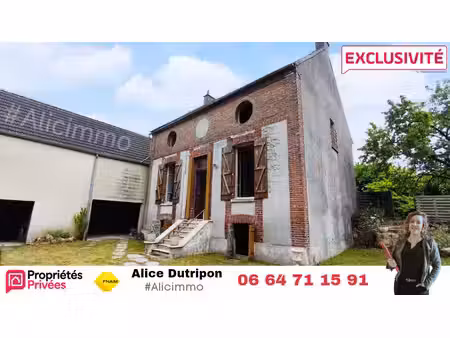 maison barbonne fayel 3 pièces 78 m2