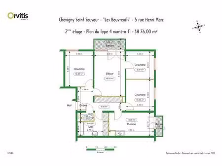appartement t4 chevigny st sauveur