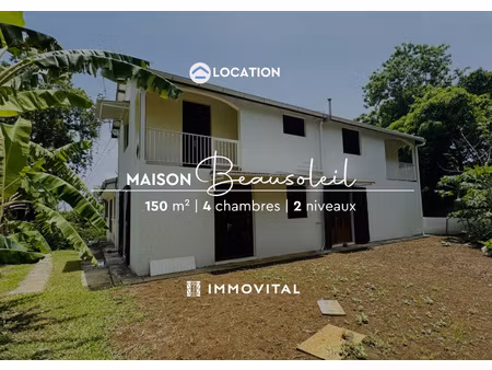 location maison 5 pièces 123m² pointe noire 97116