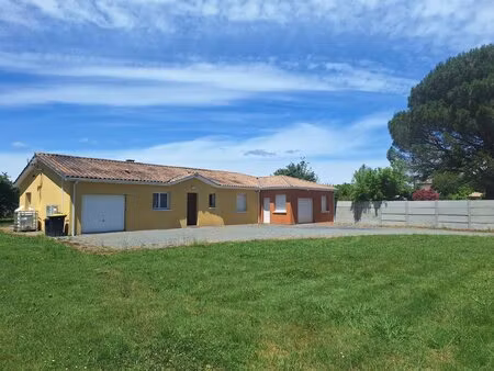 maison recente avec garage et terrain