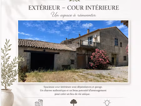 maison ancienne   a rénover à fort potentiel