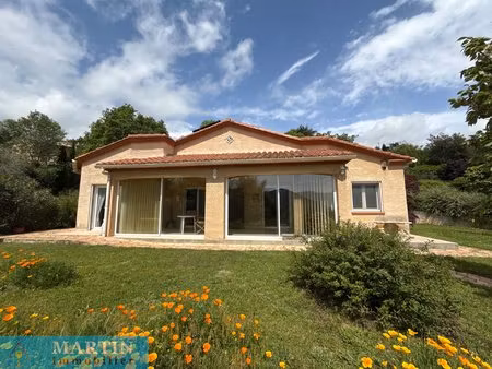 villa de plain-pied en 4 faces sur terrain de 2575m2