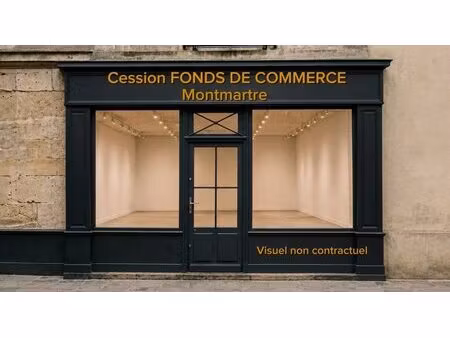 cession fonds de commerce - abbesses / montmartre