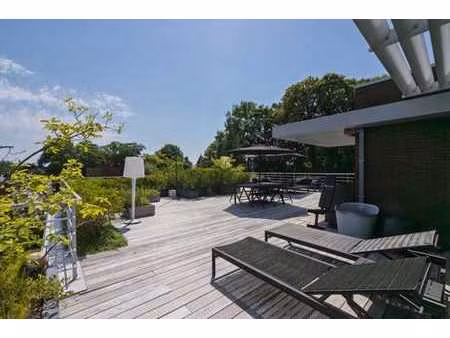 boechout – penthouse avec terrasse panoramique sur le toit