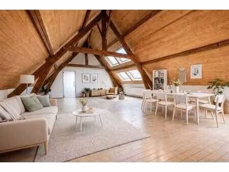 jette – loft arrière maison 2ch. 117 m²   parking