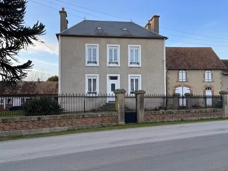 élégante maison 134 m² à tronget  jardin 3000 m²